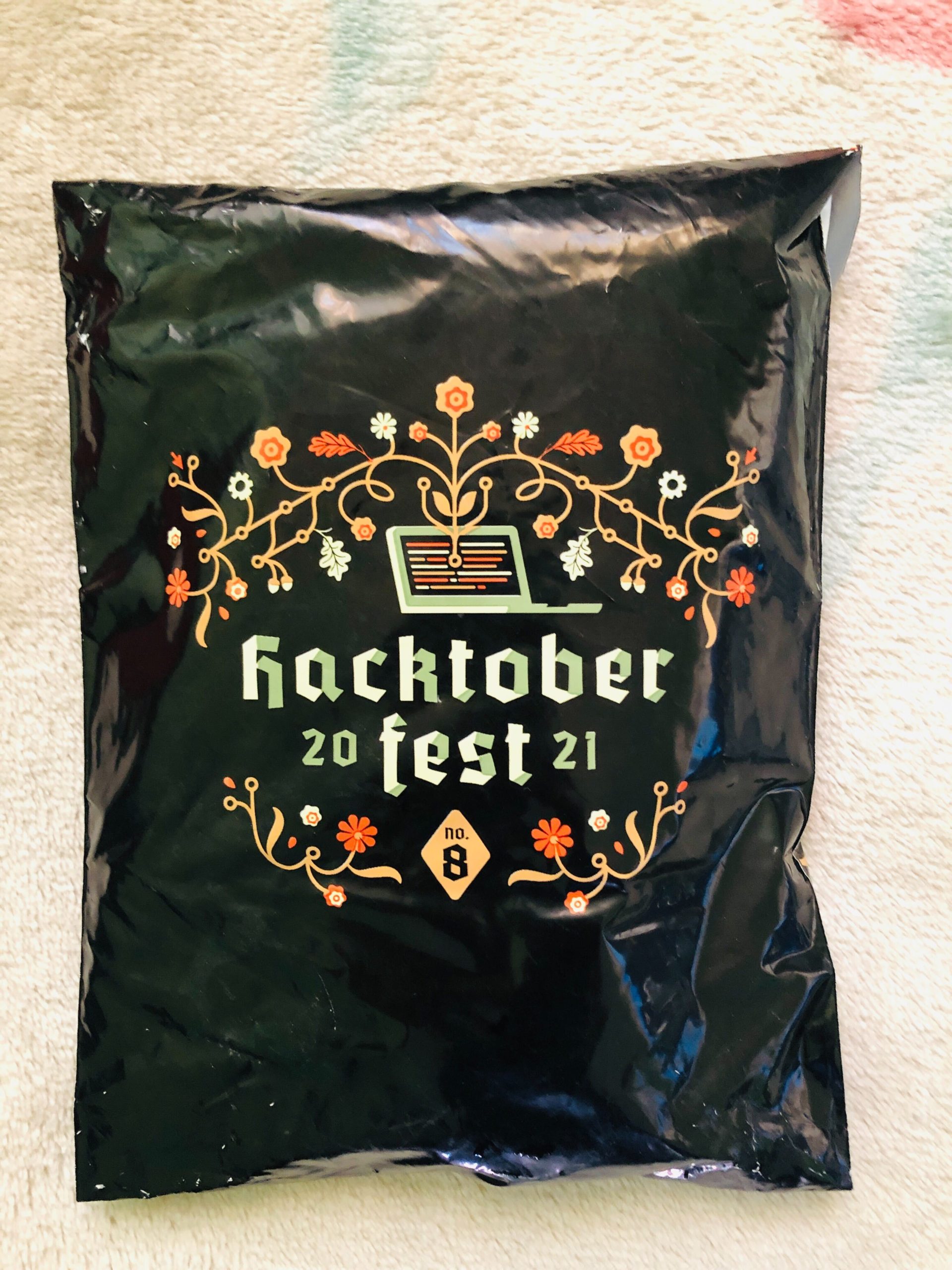I received my Hactoberfest SWAGS 2021!